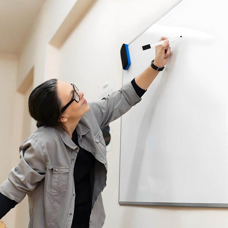 Beautifultracy 5 Pcs Black Dry Erase Markers Magnetic Dry Erase