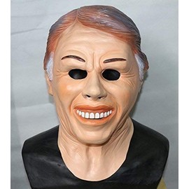 The Rubber Plantation TM 619219292627 Jimmy Carter Ex President Latex Mask American Fancy Dress Film Movie Costume Accessory, Unisex-Adult, One Size
