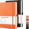RETTACY Blank Notebook A5 Plain Notebook 2 Pack - 384