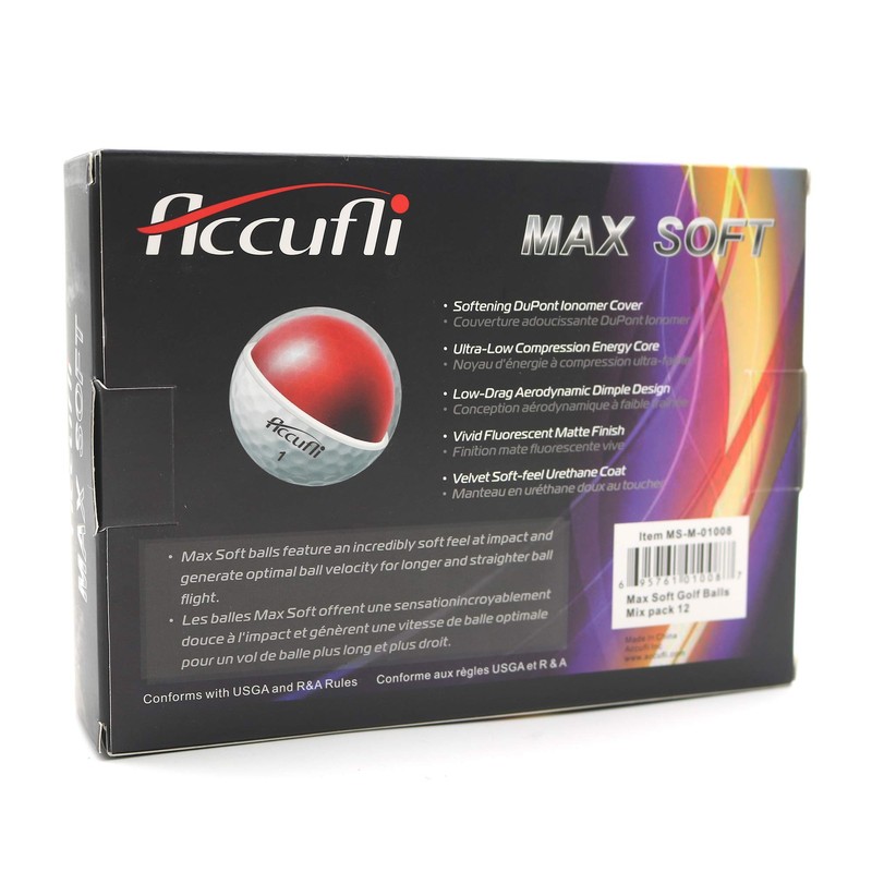 ACCUFLI Max Soft Golf Balls