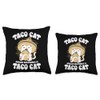 Taco Cat Spelled Backwards Cinco De Mayo Throw Pillow