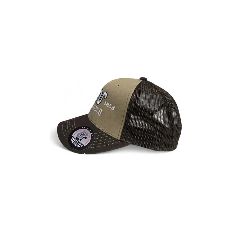 Gorra King Ranch Marron Blanco Snapback Cap Premium Vaqueras