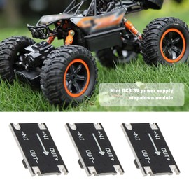 YINETTECH 5PCS DC-DC Step-Down PCB Power Supply Module 5V-30V Input to 3.3V Output 1.5A Mini Step-Down Vehicle Power Supply for Vehicle Aircraft Model (3.3V)