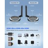 DARLYOR Wireless HDMI Transmitter and Receiver, 656FT/200M Range, 4K Decode