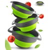 Bergmeister Foldable Bowl Set 3-in-1 with Colander, Noodle Strainer 1.7