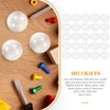 DOITOOL 50 Pcs Transparent Shell Candy Catcher Machine Clear Fillable