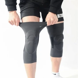 Knee Joint Protector (2-Pack) for Running, Gym & Cycling Support Black/L