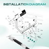 Drive-up Club Car DS Brake Cable Kit Driver and Passenger