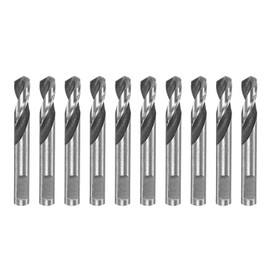 HARFINGTON 10pcs High-Speed Steel Drill Bits 5mmx42mm for Hole Saws Arbor Drill Bit Replacement Thick Metal Cutting