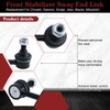 Stiueoav K80258 - Enlace de barra estabilizadora delantera compatible con