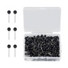 400 Pcs Round Push Pins,Map Push Pins Map Tacks,Black Round