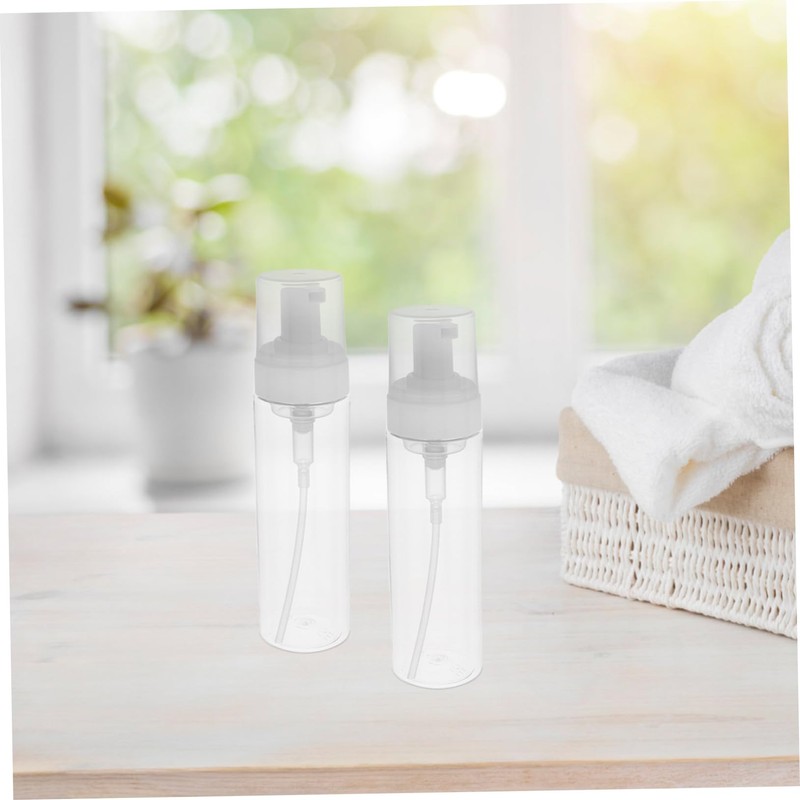 MERRYHAPY Travel-Friendly 2pcs Empty Foaming Pump Bottles Hand Soap Dispenser