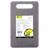 Luciano Plastic Cutting Board, 9.75 x 5.87 inches, Grey
