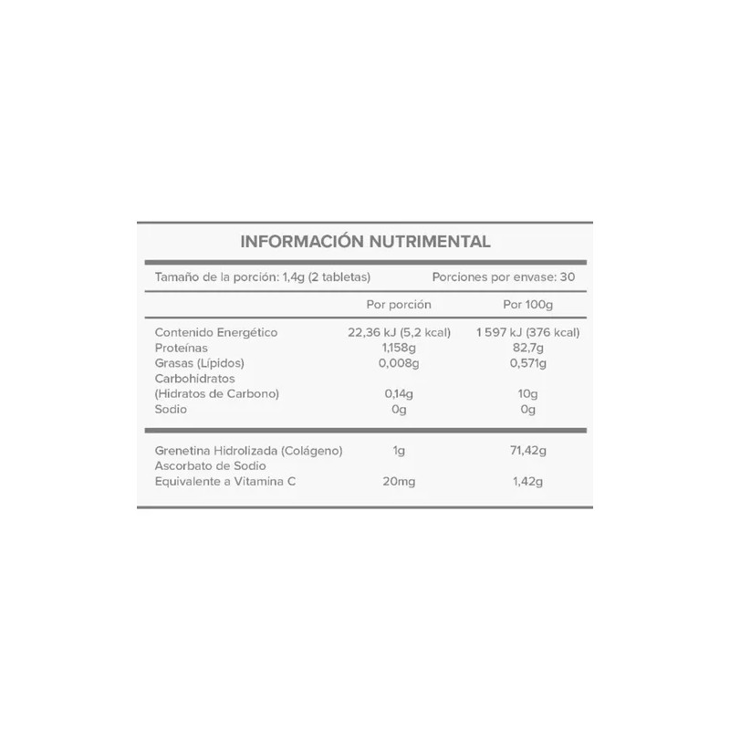 Colágeno Hidrolizado 700 Mg Naturex C60 Tabletas