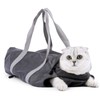 Cat Carrier Bag with Durable Handle Adjustable Neck Zipper Closure