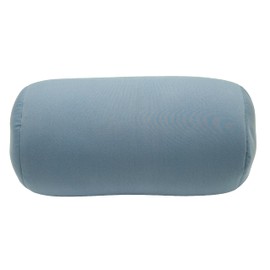 Mushy Pillows Microbead Roll Bolster Travel Neck Support Pillow and Post-Surgery Therapy Pillow (Blue)