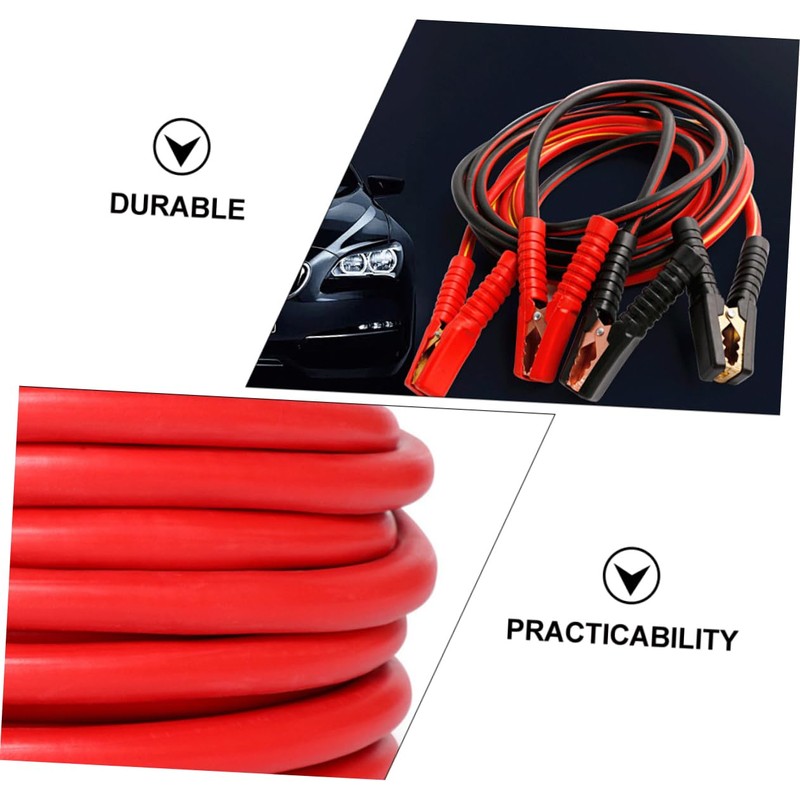 Zerodeko 1pc Heavy Duty Jumper Cables for Car Emergency Power