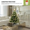 Healifty Adjustable Base 6Pcs Xmas Tree Bases Stand Christmas Tree
