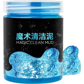 Gel Limpiador para Teclados,Gel Suave para Limpieza de Coches 200 g Fácil de Usar No Abrasivo para Cuidado de Neumáticos Mantenimiento Salpicadero Interior Vehículos