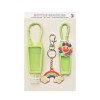 Unbranded NEW GREEN LIP BALM HAND SANITIZER AND KEYCHAIN SET