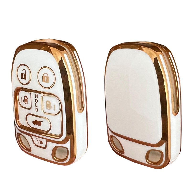 QIXIUBIA for Honda Key Fob Cover Smart Key Shell with