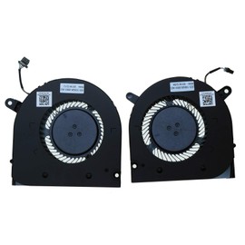 Rangale - 1 par de ventilador de refrigeración CPU y GPU para Dell 2019 G3-3590 G3 3590 G5 SE 15 5500 5505 G3-3500 (i7 9th Gen) P89F Series Laptop CN-04NYWG y CN-0160GM 023.1.1 0G9 0013