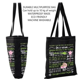 CMNIM Witch Musical Inspired Gifts Elphaba Tote Bag Musical Theatre Gift Glinda and Elphaba Fans Gift Witch Handbag (241127 W TOTE)