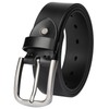 TYWestyles Men's 1.5" Everyday Leather Belt Solid Leather for Work