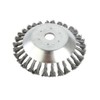 Trade-Shop Rustproof Steel Wire Brush Weed Brush Head 15 cm
