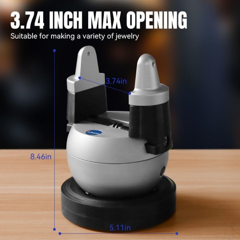 Lakimi Ball Vise - 5 Inch Engraving Block with 71PCS