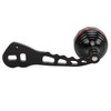 Fishing Reel Handle Aluminum Alloy Prevent Slip Ergonomic Replacement Baitcasting