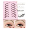 Onlyall Natural Lashes Wispy Lashes Natural Look False Eyelashes Flared