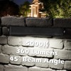 Lecotresy Modern 7inch 3W Hardscape Lighting,5000K Daylight White Retaining Wall
