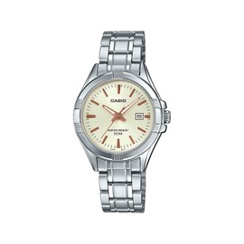Casio Ltp-1308D-9Avdf Watch for Women, Silver/Beige, One Size, Casual