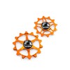 14/12T Ceramic Pulley Wheels for SRAM Eagle - Orange