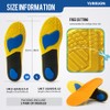 YURRUON 1 Pair Arch Support Insoles Shoe Insoles Inserts Cushioning