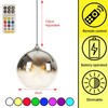 Modern Battery Operated Pendant Light,Battery Ceiling Light with Rechargeable Bulbs