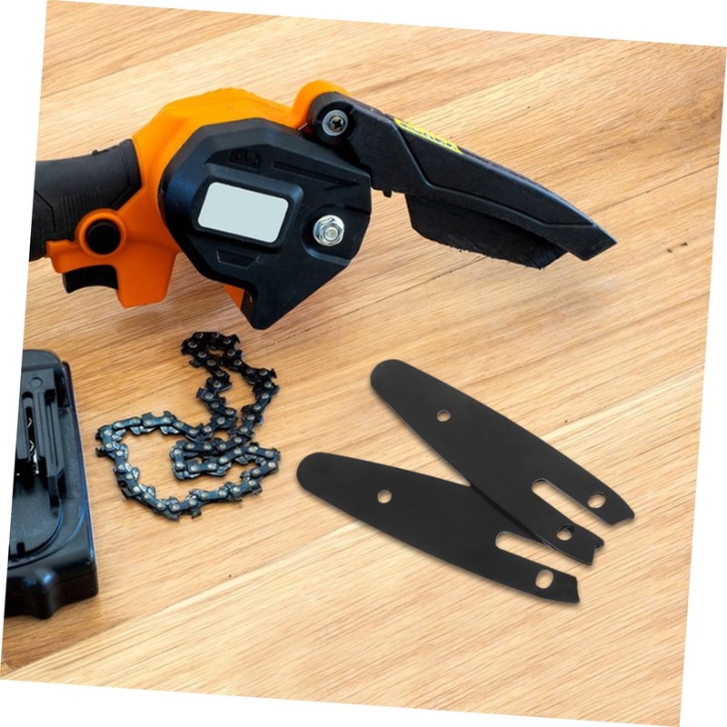 Levemolo 2 Pcs Mini Chainsaw Guide Bar Cordless Electric Replacement