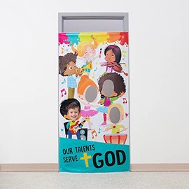 Fun Express Studio VBS Photo Door Banner - VBS Vacation Bible School Supplies/Decor