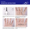 15-Pack Silver Ring Size Adjuster & Reducer,Invisible Sizer Set for