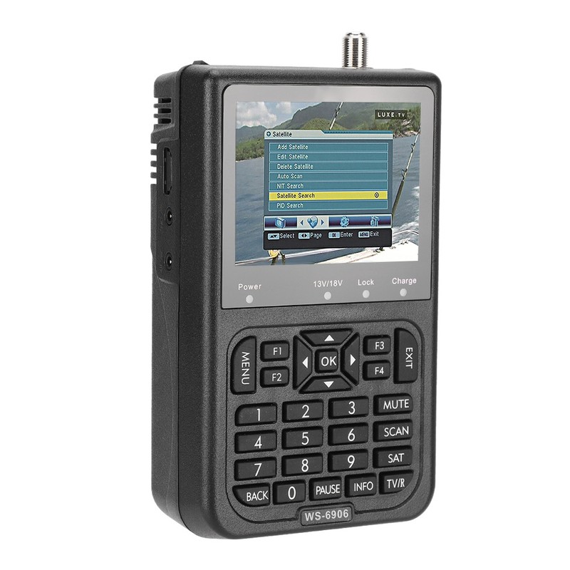 SatLink WS‑6906 Digital Satellite Antenna Search Device Signal Finder 3.5