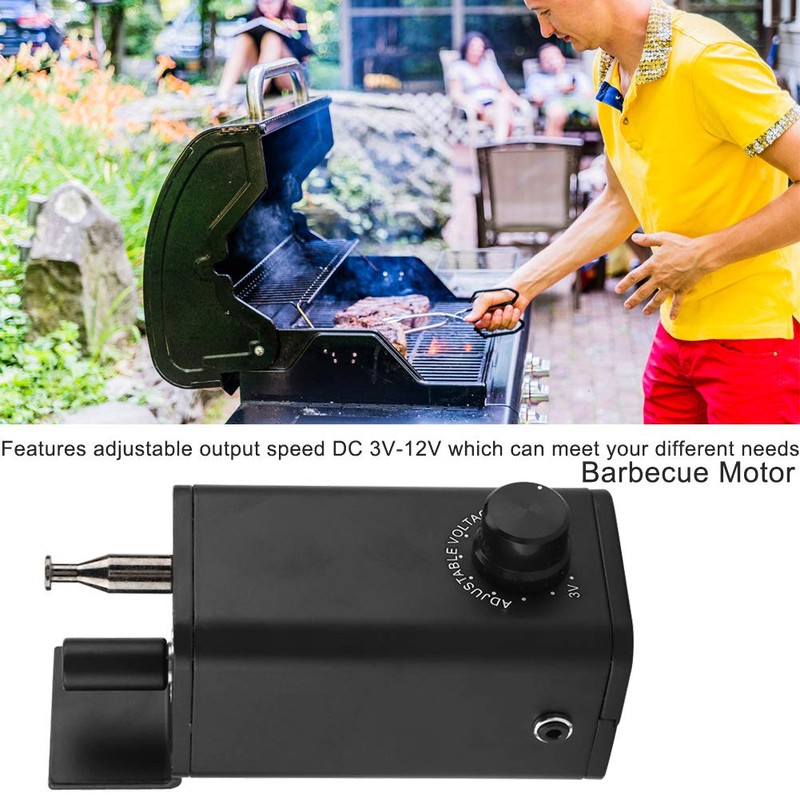 Grill Motor BBQ Rotator Motor, Adjustable Speed Electric Barbecue Motor,