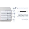 Delara Organic Cotton Luxuriously Plush Bath Sheet Pack of 4
