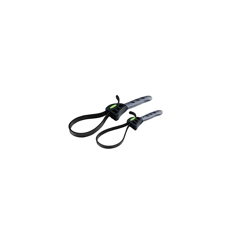 HFT 2 Pc Rubber Strap Wrench Set