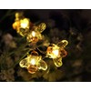 WSgift Honeybee Decorative String Lights, 18.7 Ft 40 LED USB