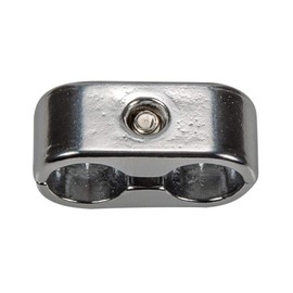 Rope Clamp - Chrome Plated Brass - 3/4" Rope