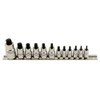 Laser 5521 Stubby Star Socket Bit Set 1/4"D, 3/8"D, 1/2"D
