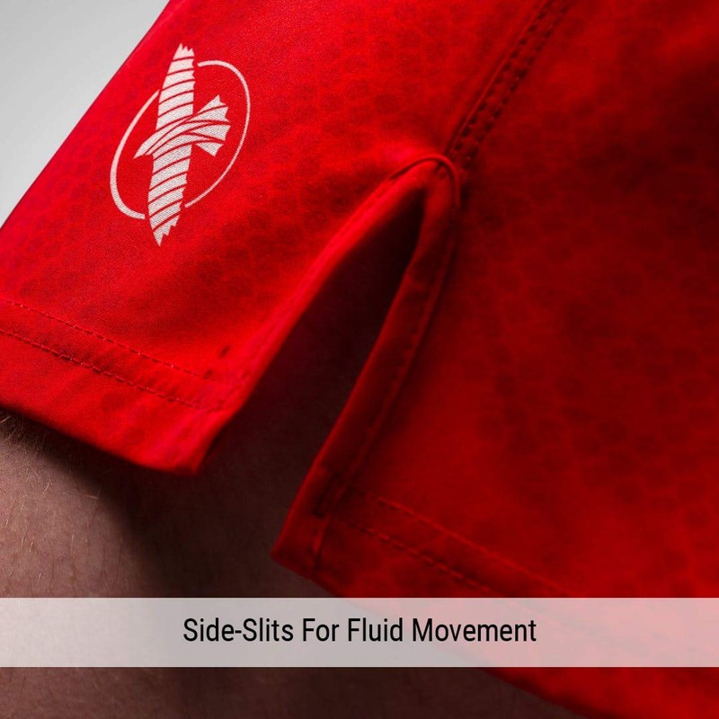 Hayabusa Arrow Kickboxing Shorts - Red, 38