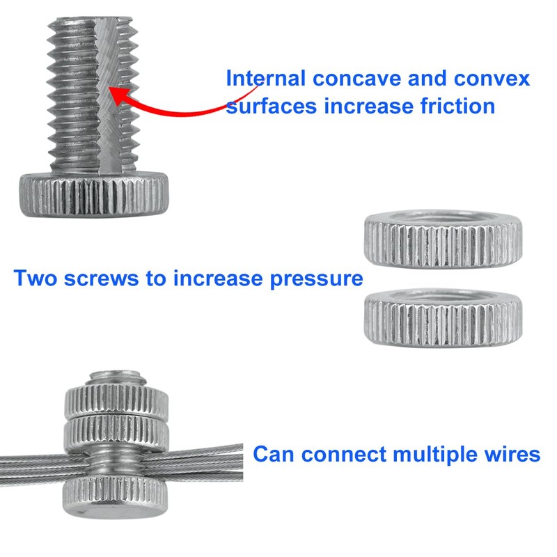 Split Bolt Joint Clamp Wire Connectors for Multiple Electric Fence