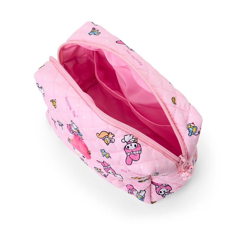 Sanrio 625019 My Melody Pouch (Everyone's Quilt), Polyester, Cotton, ABS,